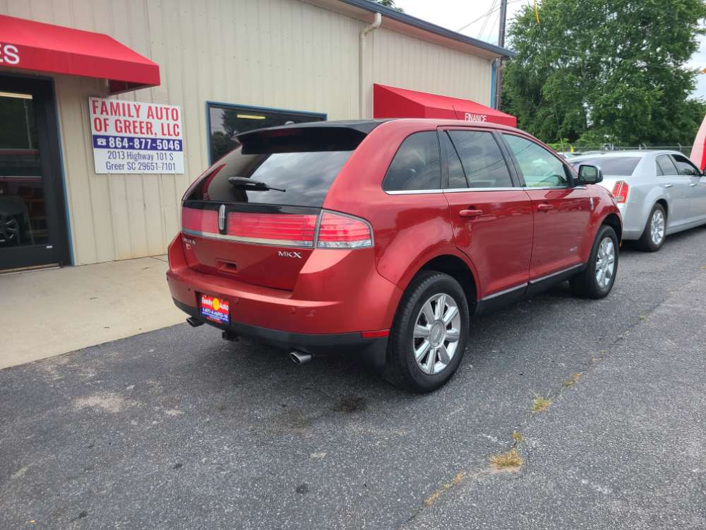 Lincoln MKX 2008 Red