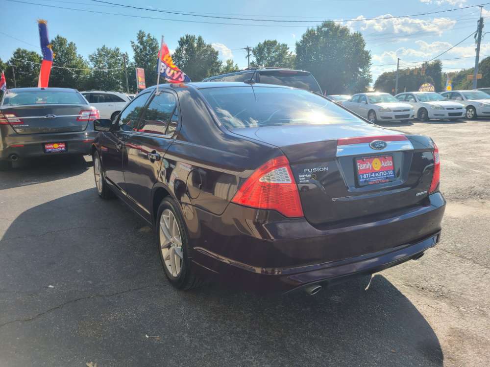 2011 Ford Fusion Burgundy